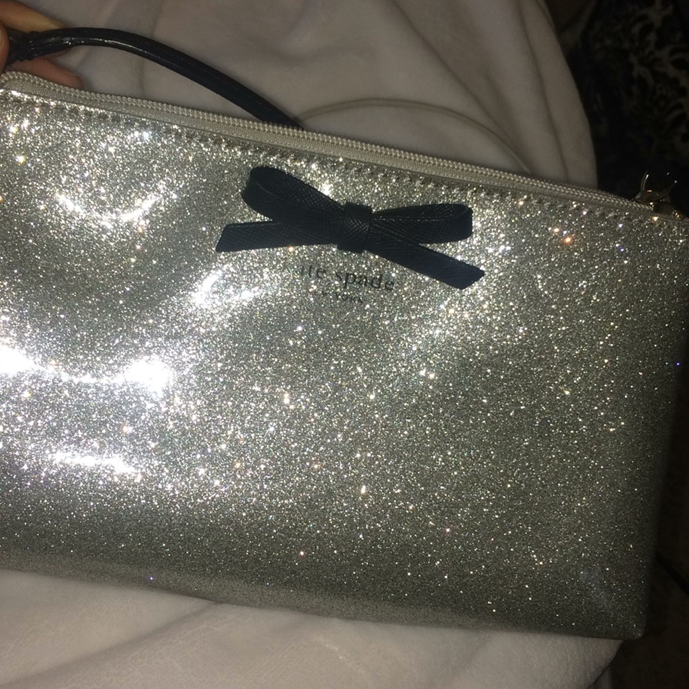 Kate spade NWT glitter crossbody purse